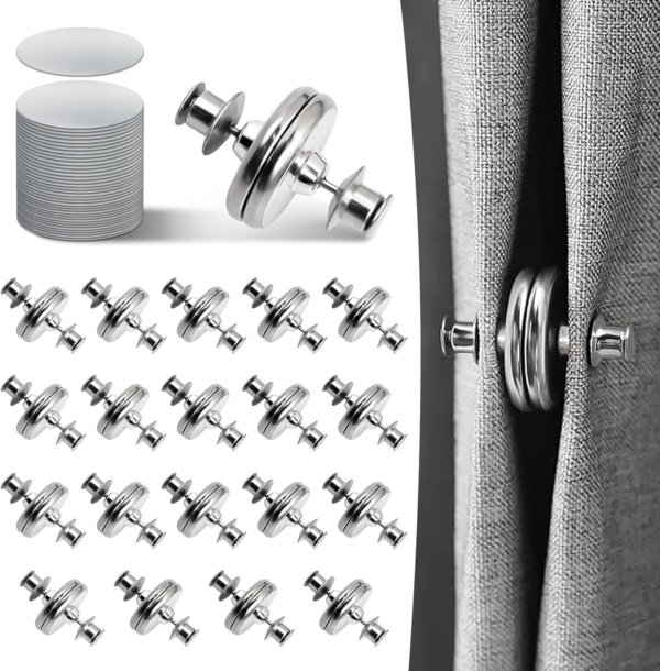 Magnetic Curtain Holder Buckle hooks for Home Sheer Blackout Drapes