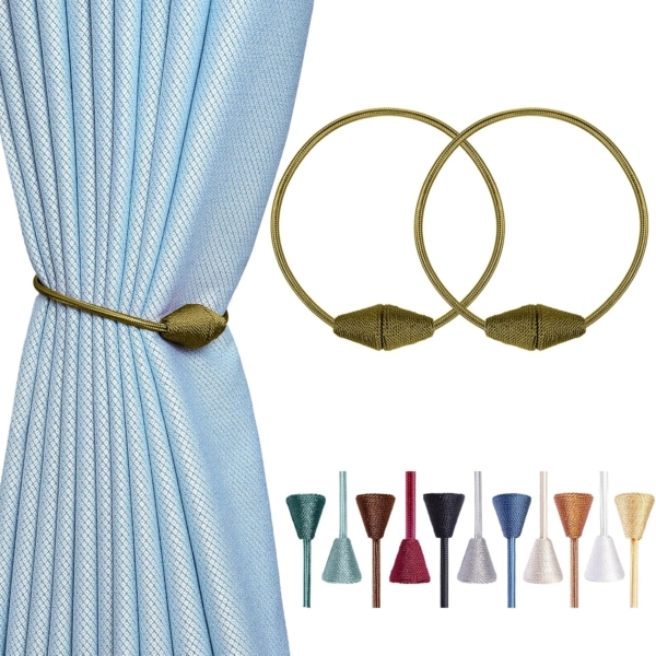 Magnetic Tiebacks Curtain Straps Strong Curtain Holder Buckle hooks