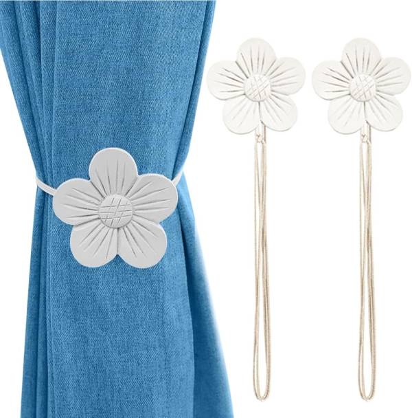 IM FineLife 1 Pair Magnetic Curtain Tiebacks Magnetic Curtain Straps