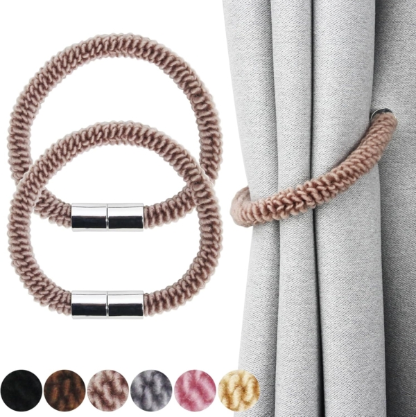 Magnetic Curtain Straps Strong Magnetic Curtain Buckle for Home Office