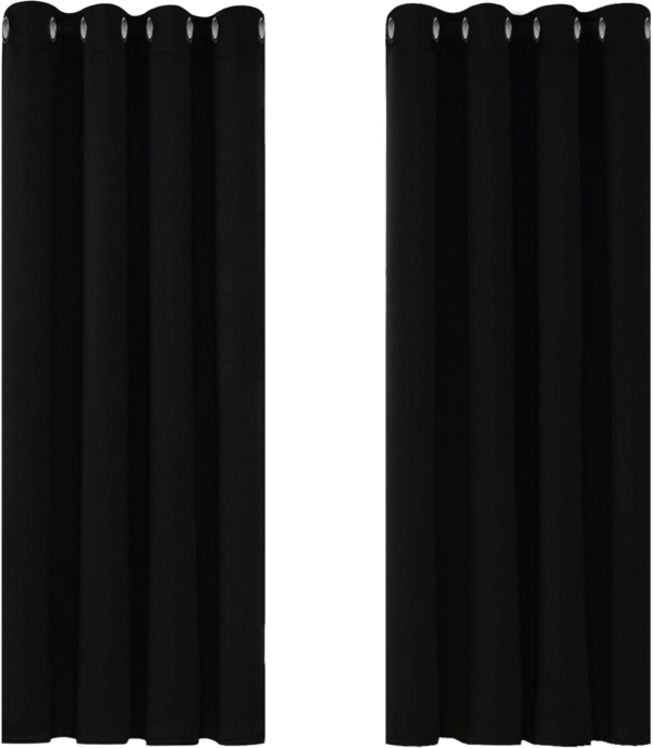 Blackout Curtains Bedroom Super Soft Thermal Insulated Curtains