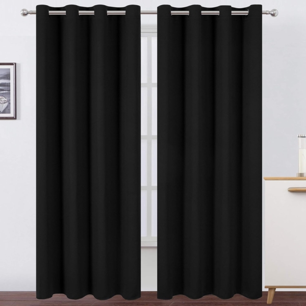 Blackout Curtains Blockout Sunlight Harmful UV Rays Reduces Noise