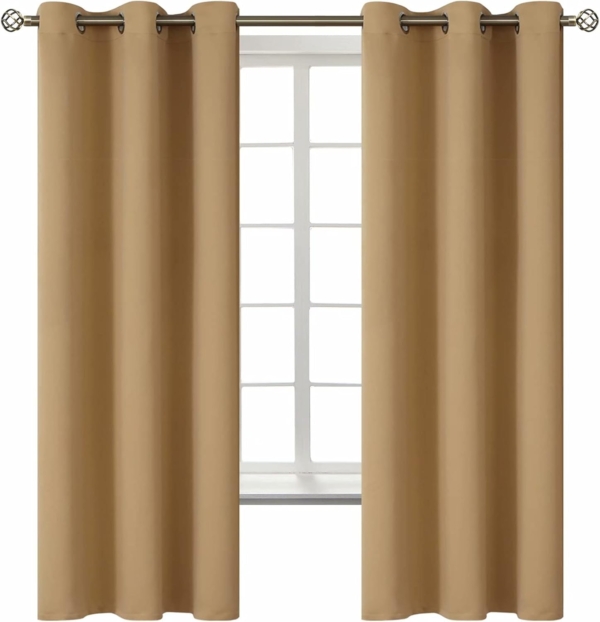 IHOME HOMIE 2 PANELS Curtains Blackout Curtain for Bedroom Living Room