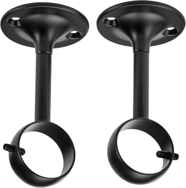 AmazonBasics Ceiling-Mount Bracket, Set of 2, Nickel