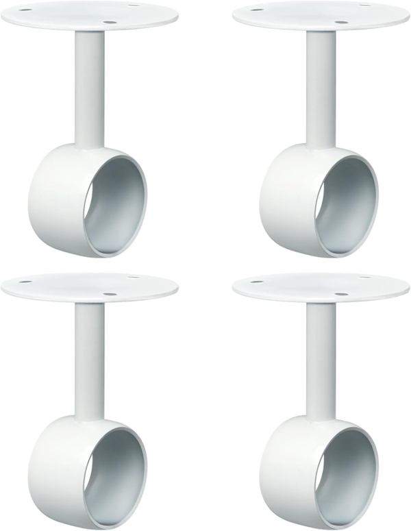 Curtain Rod Bracket Holder Curtain Rods No Drilling Adhesive Curtain