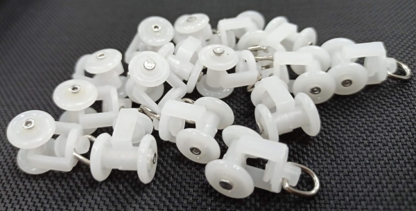 FAPBADRI Plastic Runners Sliders for M Track Curtain Channel