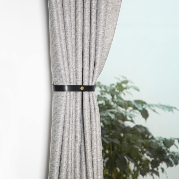 Adjustable Curtain Tieback Curtain Holder Rings Hooks Clip Buckle