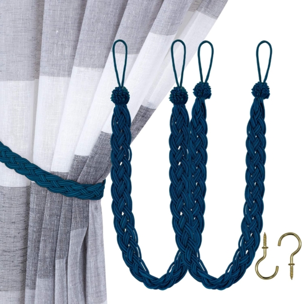 Curtain Tiebacks Drapery Holdbacks Window Curtain Ties Backs