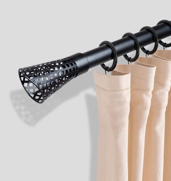 ROYAL TOUCH Extendable Curtain Rod Black - 200 To 400 Cm Sh64999