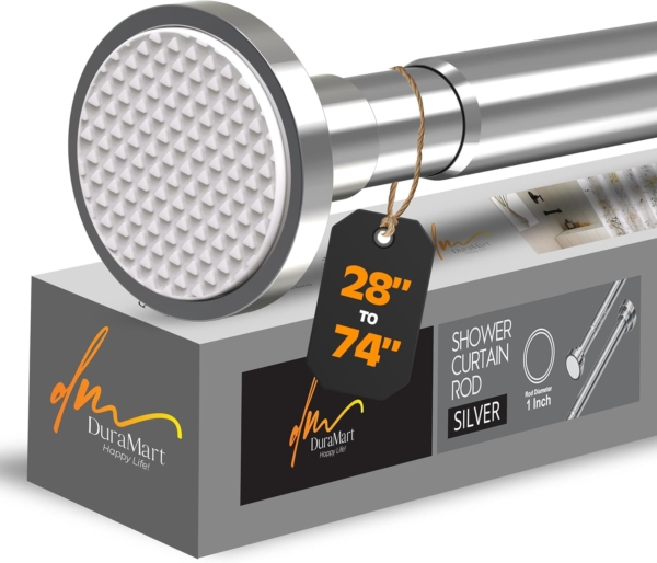Home Pro "L" Aluminium Tension Rod, 80 cm Size
