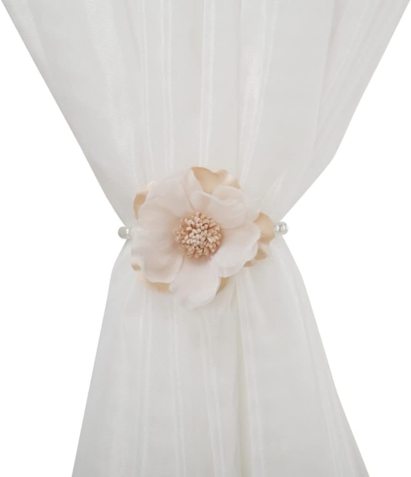 Jacalee Magnetic Curtain Tiebacks Decorative Rope Hold-backs Holder