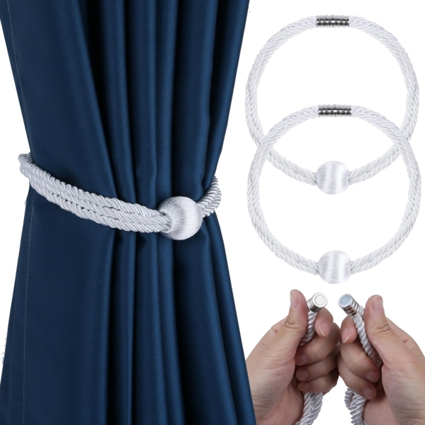Curtain Tiebacks Buckles Holdbacks Holders Hooks Clip for Home Bedroom