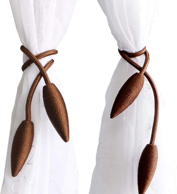 Creative Decorative Window Drape Twist TieBacks Curtain Holders - Image 2
