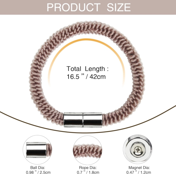 Magnetic Curtain Straps Strong Magnetic Curtain Buckle for Home Office - Image 2