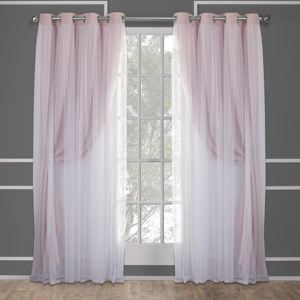 Exclusive Home Catarina Layered Solid Room Darkening Blackout - Image 2