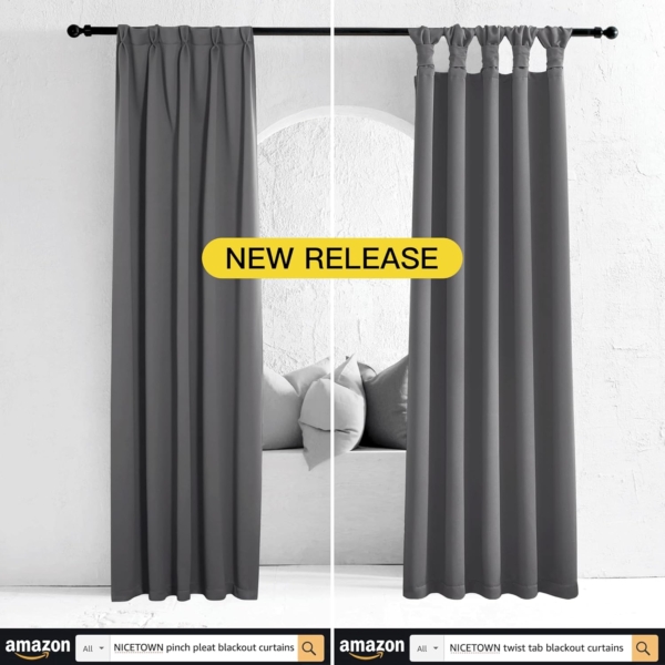 Super Soft Thermal Insulated Curtains Blackout Eyelet Blackout Curtain - Image 2