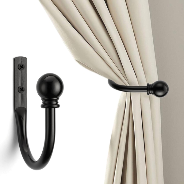 Drapery Holdback Holder, Modern Simple Style Decorative Curtain Straps - Image 2