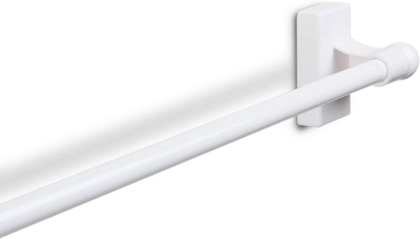 Rod Desyne MAG-01 Magnetic Curtain Rod, 17-30 inch, White - Image 2