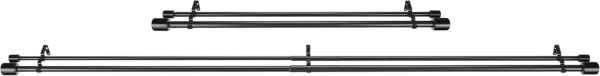 AmazonBasics 2,54 cm Double Curtain Rod with Cap Finials - Image 2