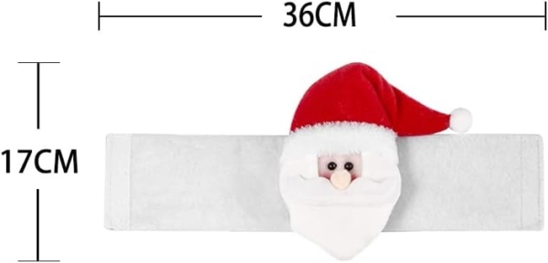 Christmas Curtain Buckle Santa Claus Snowman Elk Penguin Fastener - Image 2