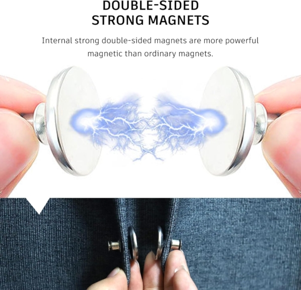 Magnetic Curtain Straps Strong Magnetic Curtain Buckle for Home Office - Image 2