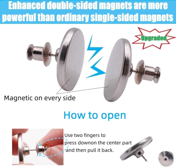Magnetic Curtain Tiebacks Clips Window Tie Backs European curtain Clip - Image 3