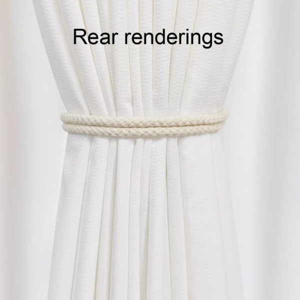 Curtain Tiebacks Handmade Rope Tassel Tie Backs Pair Curtain Holdbacks - Image 3
