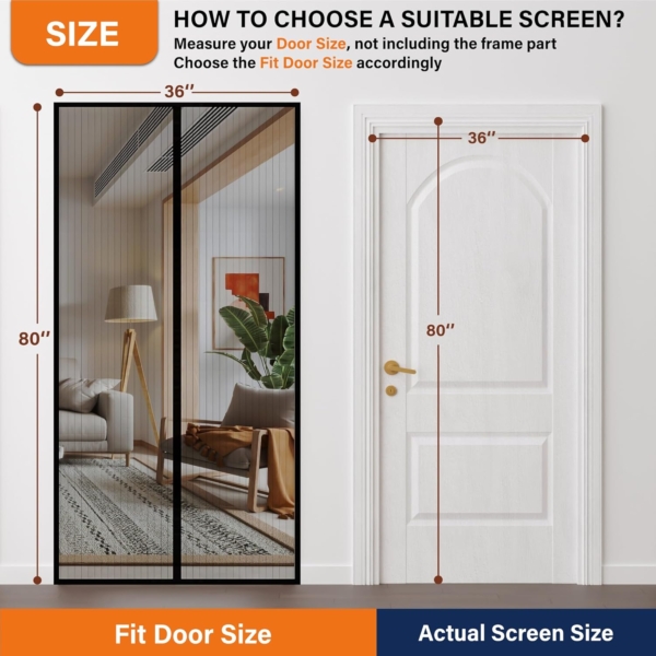 Magnetic Screen Door Seal Magnets Close Automatically Mosquito Net - Image 3