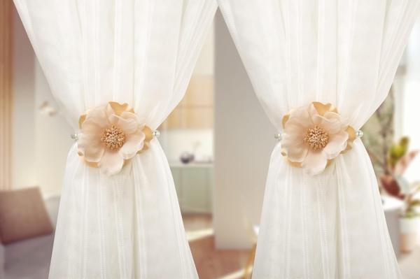Jacalee Magnetic Curtain Tiebacks Decorative Rope Hold-backs Holder - Image 3