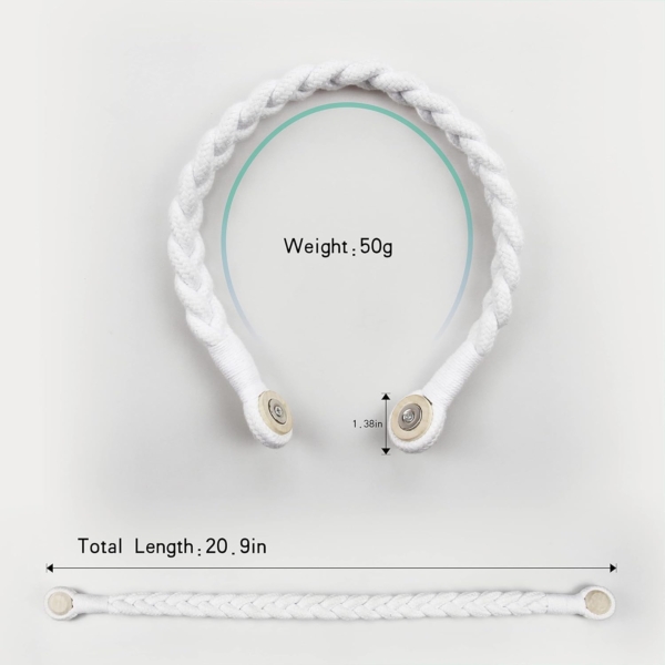 Magnetic Soft Curtain Tiebacks Cotton Hand-Woven Tieback Holdback - Image 3