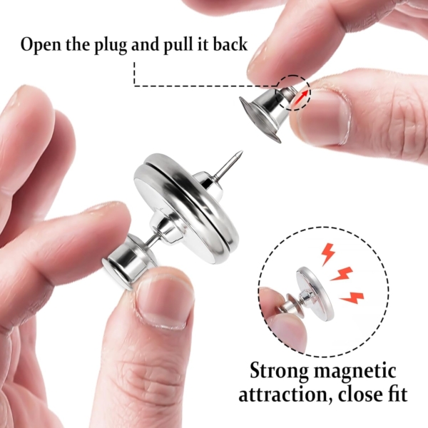 Magnetic Curtain Holder Buckle hooks for Home Sheer Blackout Drapes - Image 3