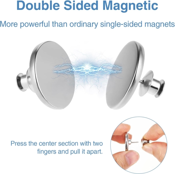 Strong Magnetic Curtain Holder Buckle hooks for Home Sheer Blackout - Image 4