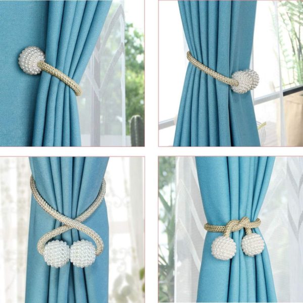 Bear Magnetic Curtain Tiebacks 1 Pair Magnetic Curtain Straps Strong - Image 4