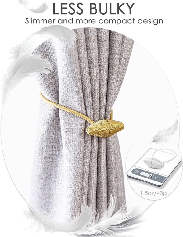 Magnetic Curtain Tiebacks Magnetic Curtain Straps Magnetic Curtain - Image 4