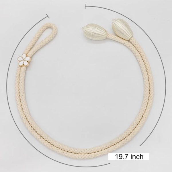 Curtain Tiebacks Handmade Rope Tassel Tie Backs Pair Curtain Holdbacks - Image 4