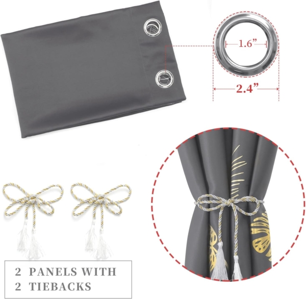 Estelar Textiler Blackout Curtains for Living Room and  Bedroom - Image 4