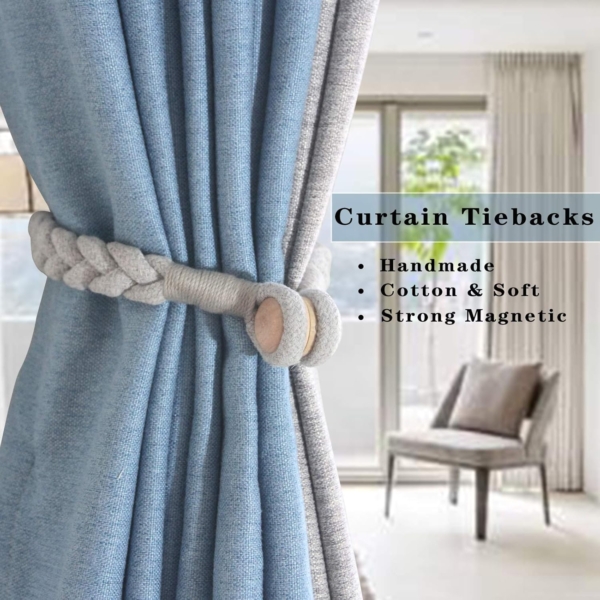 Strong Magnetic Tie Rope for Small Curtains Home Office Cafe Balcony - Image 4