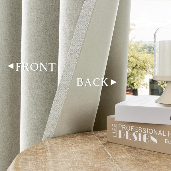 Blackout Curtains for Living Room Bedroom Noise Isolate Temperature - Image 4