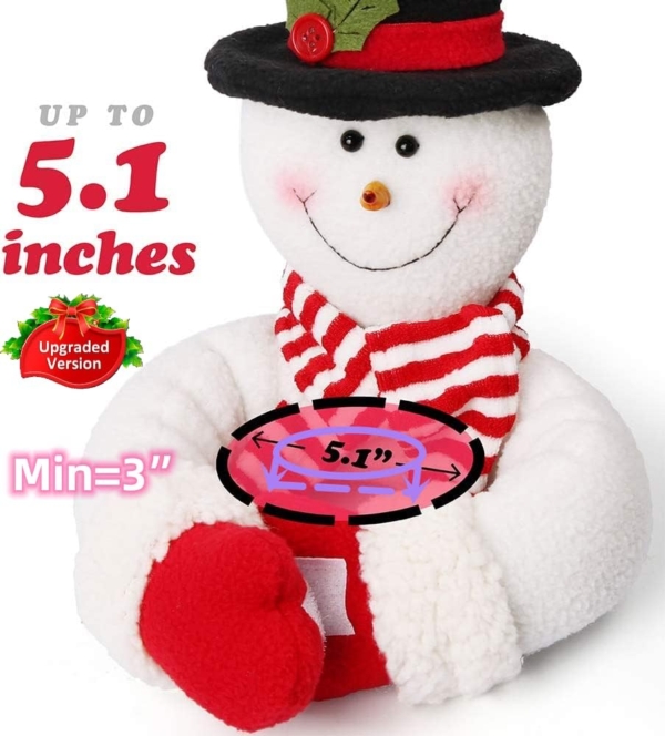 Christmas Curtain Buckle Tiebacks Cute Christmas Santa Snowman Curtain - Image 3