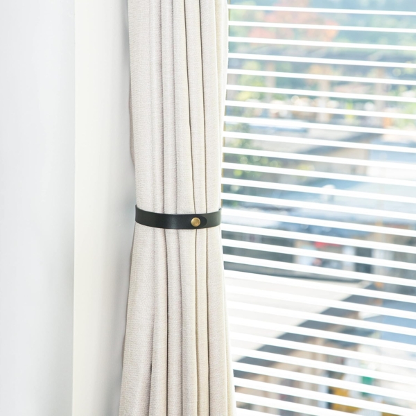 Adjustable Curtain Tieback Curtain Holder Rings Hooks Clip Buckle - Image 4
