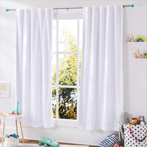 Amazon Basics Decorative Curtain Rod With Round Finials Turquoise Blue - Image 4
