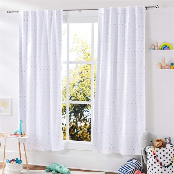 Amazon Basics Decorative 5/8" Curtain Rod With Soccer Ball Finials - Image 4