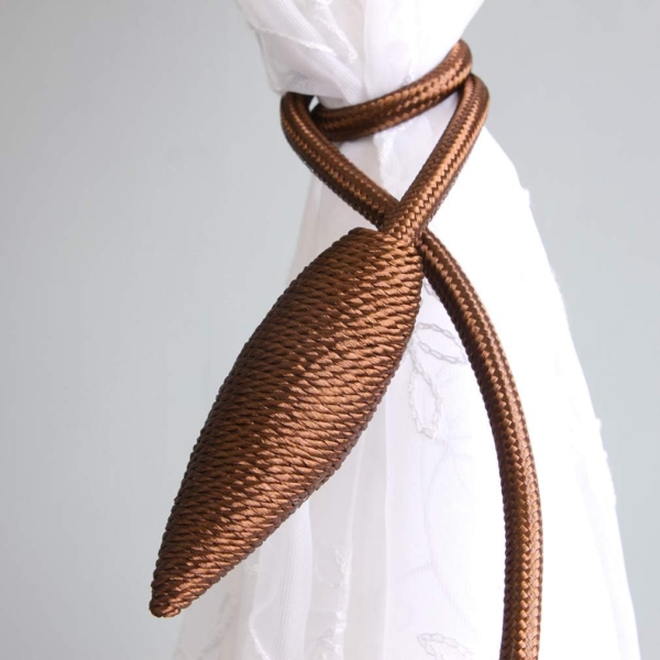 Creative Decorative Window Drape Twist TieBacks Curtain Holders - Image 4