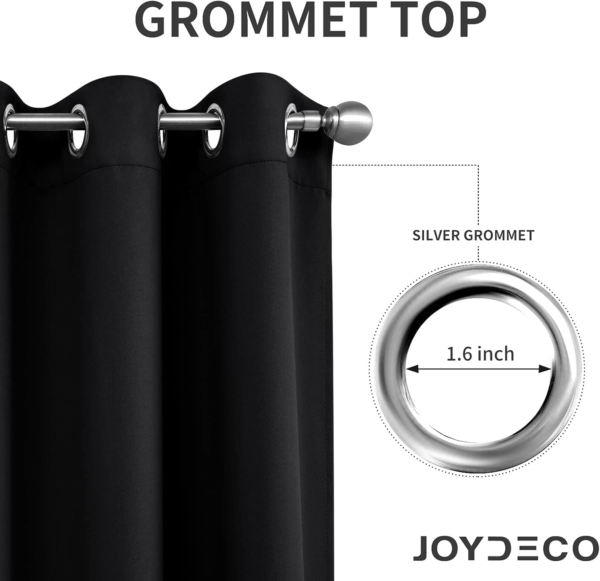 Blackout Curtains for Living Room Thermal Insulated Room Darkening - Image 5