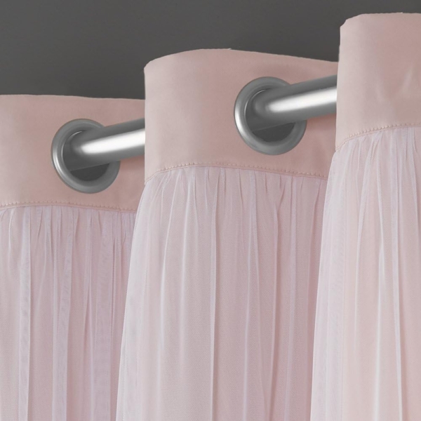Exclusive Home Catarina Layered Solid Room Darkening Blackout - Image 5