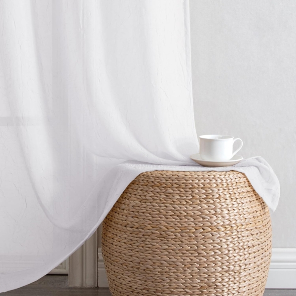Queenzliving Elegant Solid Crushed Texture Curtain, Window 5 feet - Image 5
