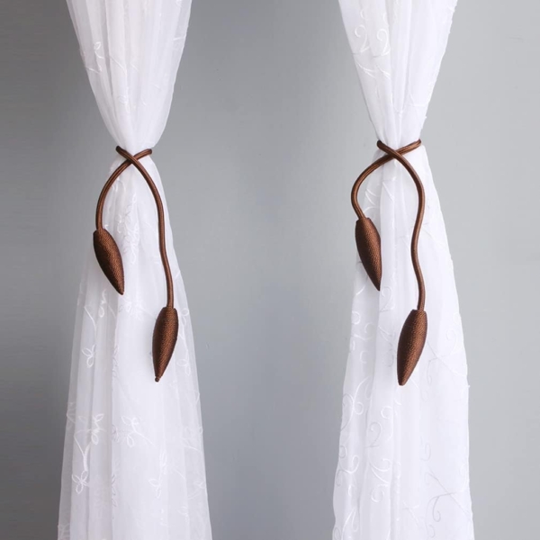 Hongdu Decorative Alloy Metal Curtain Hooks Window Tie Band - Image 5