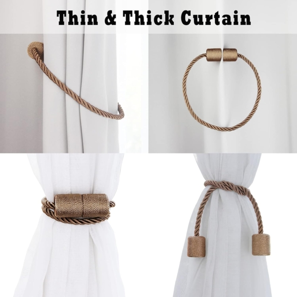 Magnetic Curtain Tiebacks Magnetic Curtain Straps Strong Magnetic - Image 5