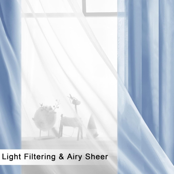 Thermal Insulated Mix & Match Double Layer Room Darkening Curtains - Image 6