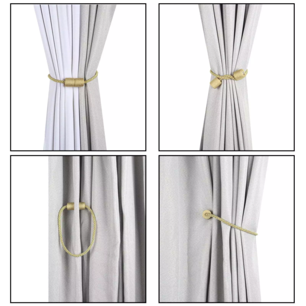 Strong Magnetic Curtain Tiebacks Curtain Holdbacks Curtain Tie - Image 5